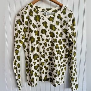 Leopard Print size XS in green animal print